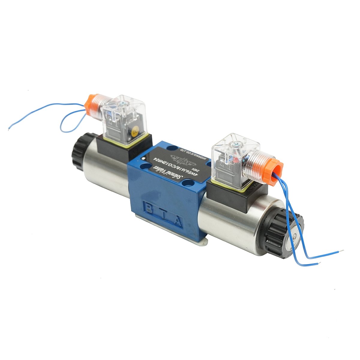Electrovalva directionala 12VDC 25W pentru 6 cai control debit instalatii hidraulice HDQX126J 4WE6J61B CG12N9Z4